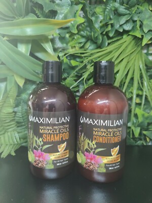 MAXIMILIAN All Natural Shampoo Deep Cleansing Natural Shampoo and Conditioner Se