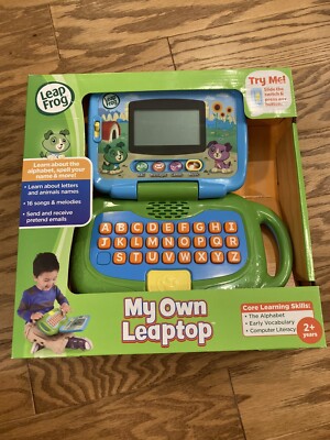 LeapFrog My Own Leaptop Kids Infant Toddler Laptop Learning Alphabet #19150 Toy 