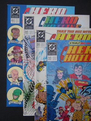 Hero Hotline #1,2,3,4  NM 1989 lot of 4 High Grade DC Comic  