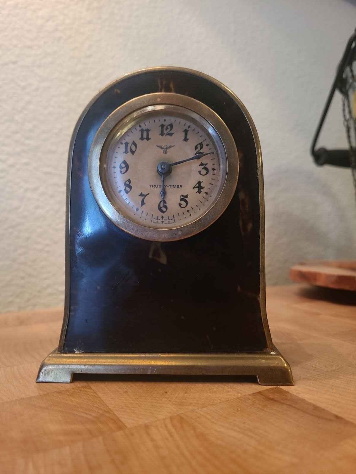 Fredrich Mauthe-Schwenningen Domed Desk Clock, Trusty-Timer