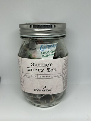 Summer Berry Tea 16 Bio Tea Pyramids Charbrew