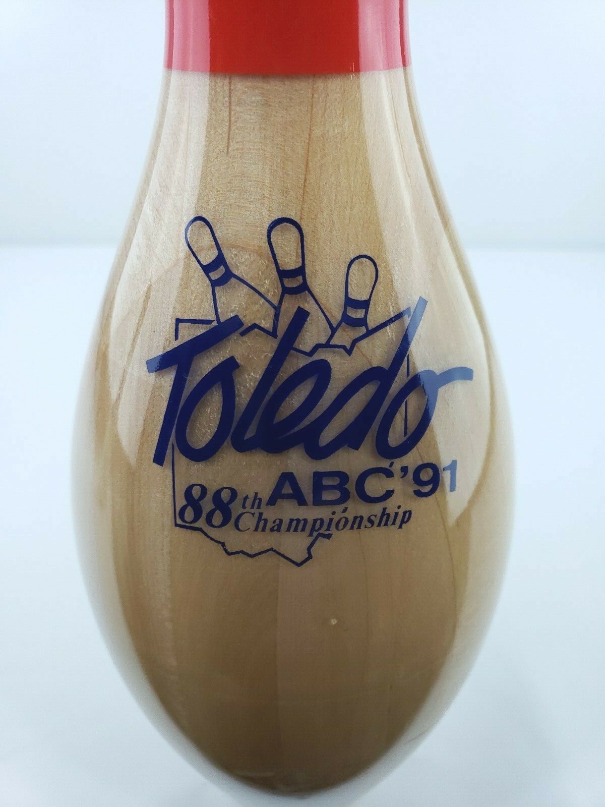 AMF AMFLITE II New Bowling Pin Plastic Coated Toledo ABC 1991 88th Championship