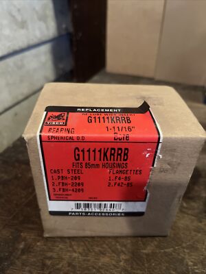 NOS Tisco By Link-Belt Bearing Ball Insert G1111-KRRB 1-11/16  Bore