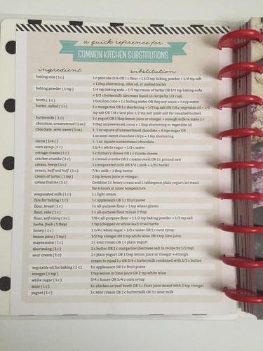Happy Planner Recipe Book Classic HTF