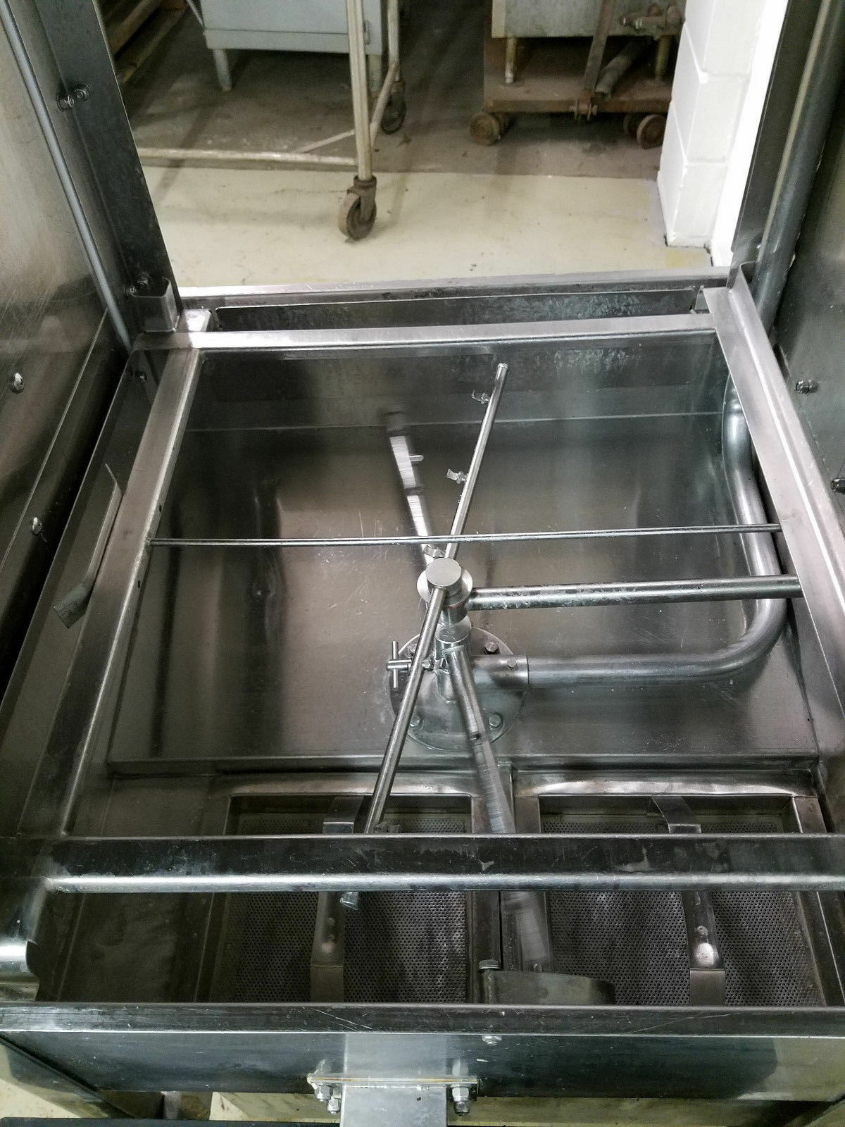 CMA 180 HTSB Pass Thru Dish Machine Washer Tested 220v with Booster