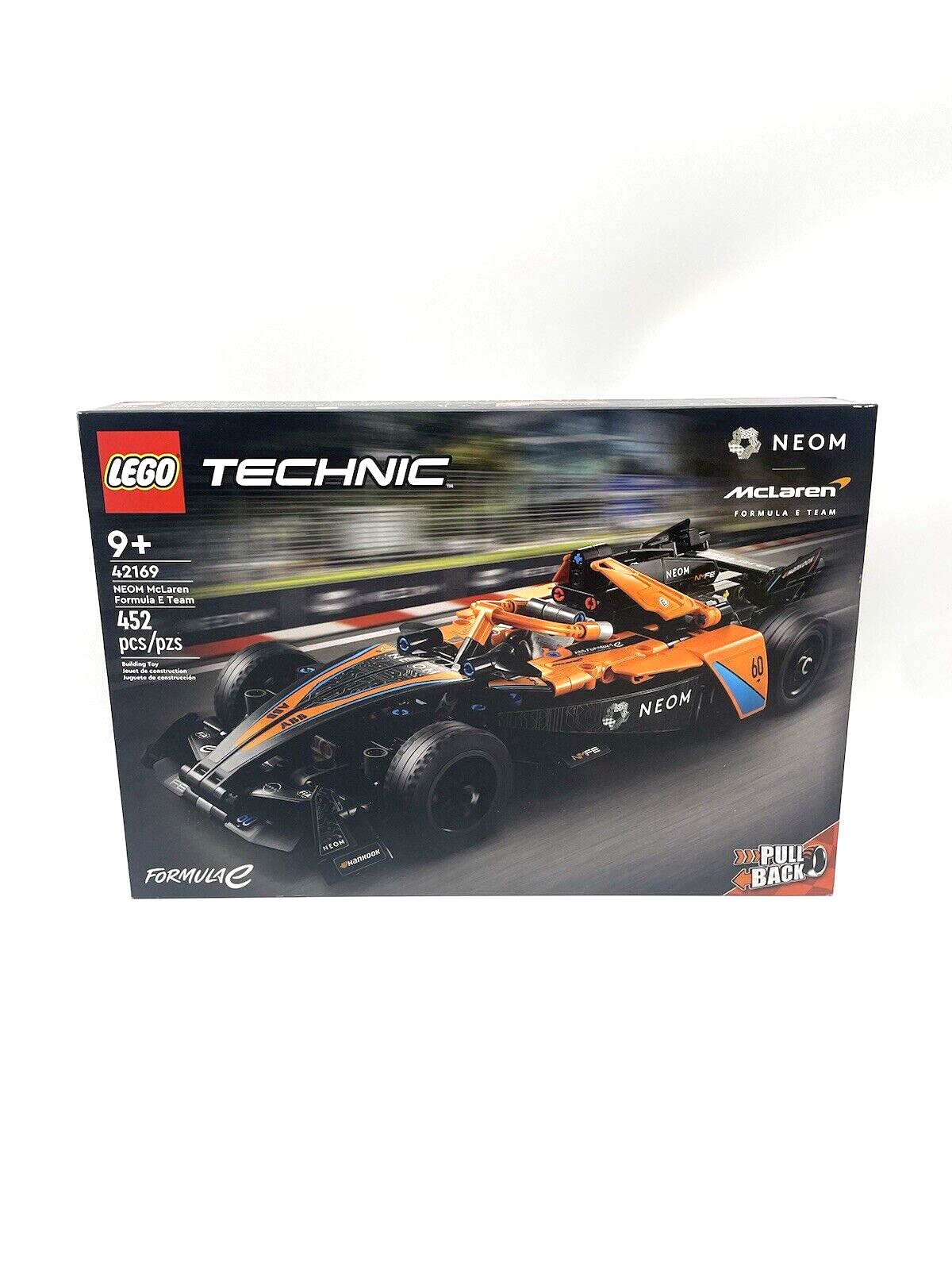 Lego Technic 42169 NEOM McLaren Formula E Team Race Car 452 Pieces