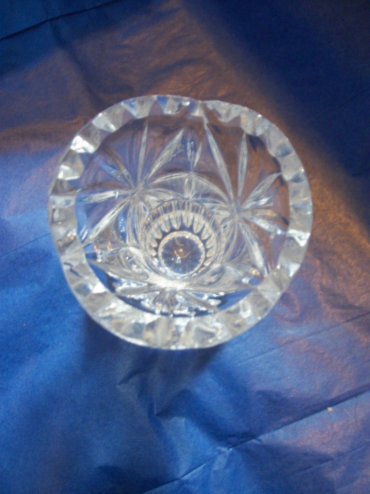 vintage Crystal Toothpick Holder