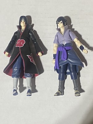 Bandai Naruto Shippuden Ultimate Legends  Sasuke Uchiha & Itachi Uchiha Figures