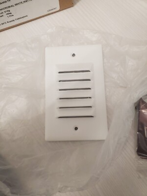 Circadian Anti-Microbrial Night Light, White, Matte Finish, MLN-UNV-AMW-TP