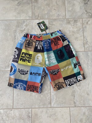 Bape Classic Beach Logo Shorts