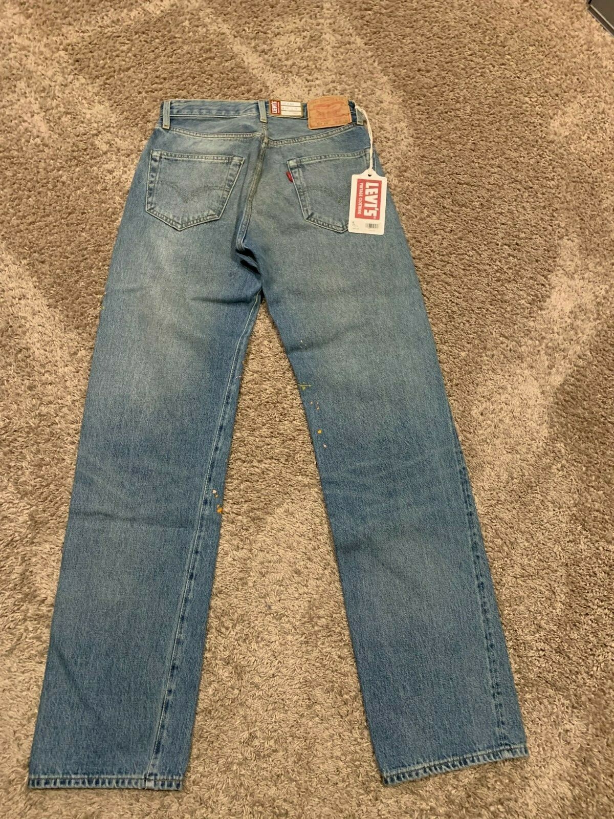 Pre-owned Levi's Lvc 1955 501 Xx Selvedge Jeans Men's 28x34 Rt$345 0065 In Blue
