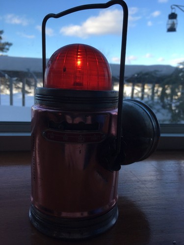 Vintage MARBOLITE railroad lantern (rare)