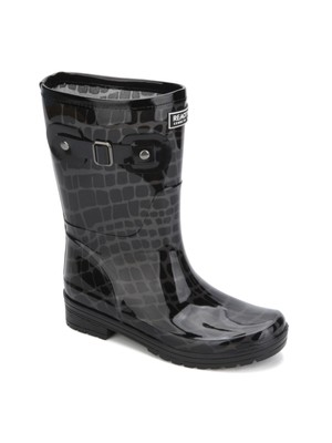 Женские черные непромокаемые ботинки REACTION KENNETH COLE с круглым носком и блочным каблуком на мягкой подкладке длиной 5 м