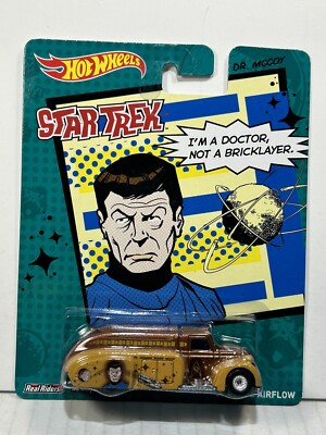 Hot Wheels Pop Culture Star Trek Dr. McCoy  38 Dodge Airflow HTF