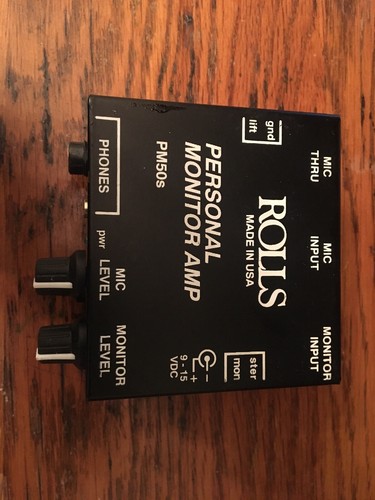 Rolls PM50s Personal Monitor Amplifier