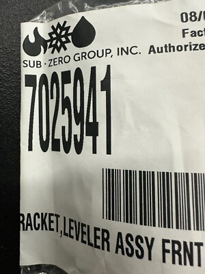 7025941 Bracket Leveler Sub-Zero