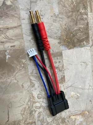 COMPATIBLE with TRAXXAS ID TO 4mm BULLET LIPO BATTERY CHARGER ADAPTER FOR 2S