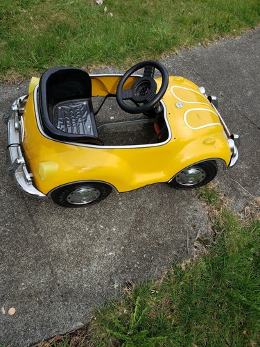 Vintage Volkswagen Bug Peddle Car