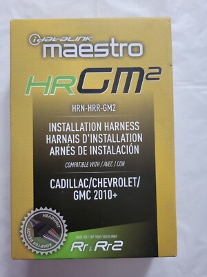 iDatalink HRN-HRR-GM2 Plug and Play T-Harness for GMC Cadillac Chevrolet 2010+