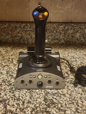 Saitek SN-PS41 Xbox 360 Aviator Flight Stick Joystick Controller AV8R-02 
