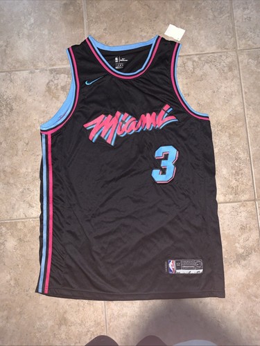 ウェア NBA Miami Heat Dwyane Wade game shirt Dwyane Wade Miami Heat Nike City Edition Player Name Number
