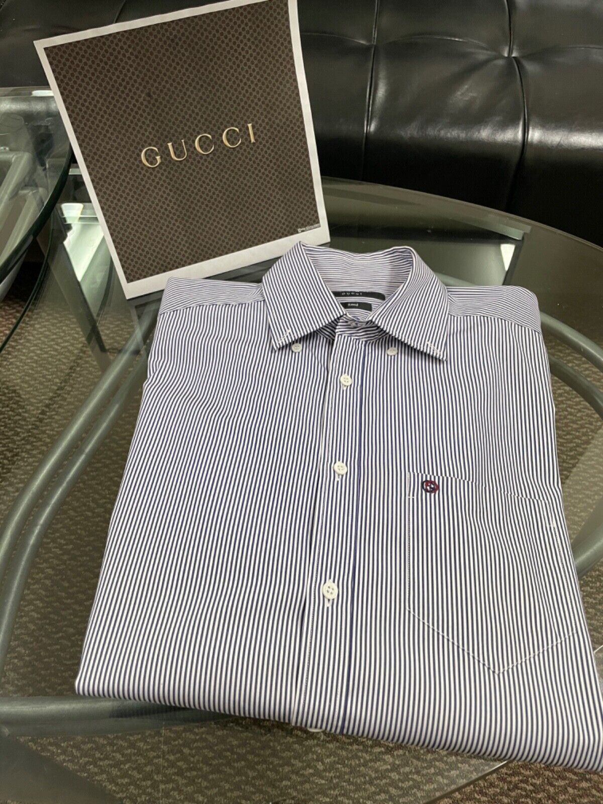 Mens Gucci Classic Button Down Dress Shirt ..Sz42 (16.5 Mens Gucci Classic Button Down Dress Shirt ..Sz42 (16.5