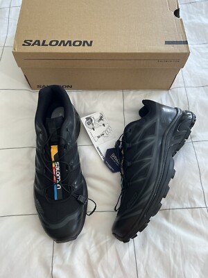 Salomon XT-6 Sportstyle Shoes Sneakers  Triple Black  Black/Phantom Mens Size 11