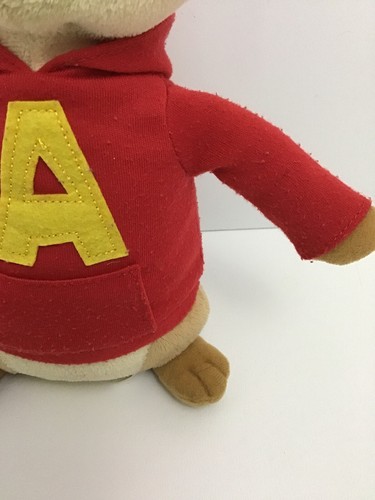 Ty Beanie Buddies Alvin Chipmunk Plush 10” Stuffed Red Chipmunks