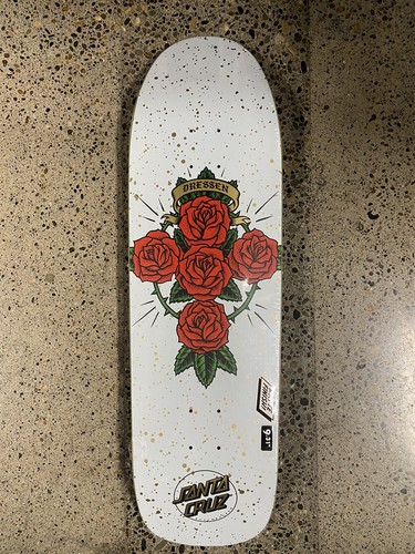 Santa Cruz Skateboards Eric Dressen Rose Cross Shaped