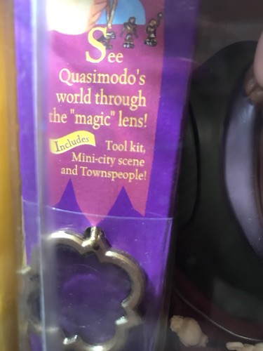 1995 Disney THE HUNCHBACK of NOTRE DAME w/ Magic View Quasimodo MATTEL NIB