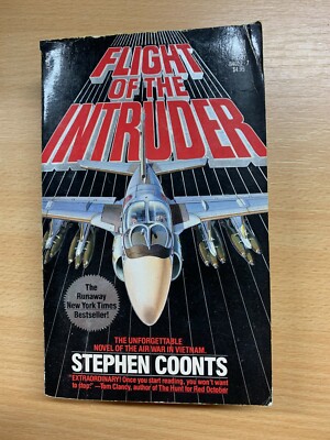 1987 Stephen Coonts "Flight Of The Intruder" Militar Fiction USA Pb Libro (P3)