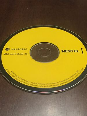 MOTOROLA Nextel i870 User Guide CD