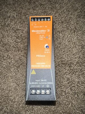 Weidmuller 1469530000 PRO ECO3 120W 24V 5A Power Supply New No Box