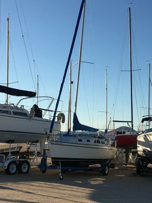 1995 Santana 2023c sailboat, trailer, motor. in excellent condition, fresh water