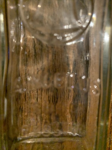 Vintage Old Bottle Angelus Shoe Dressing Glass