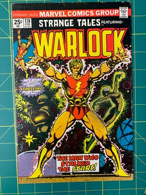Strange Tales #178 - Feb 1975 - Vol.1 - Marvel - Warlock - Minor Key - 6.0 FN