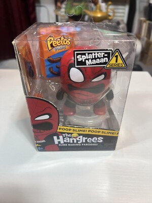 The Hangrees Splatter-Maaan CHROME Spiderman Parody Figure w/Slime- New