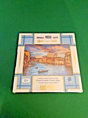 PUZZLE CANAL GRANDE, VENICE ITALY 500 PIECES WUUNDEN TOY GOLD EDITION
