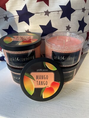 GOLD CANYON Candles Mango   Tango-4-10oz-HARD TO FIND New
