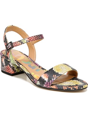 CIRCUS BY SAM EDELMAN Черные женские сандалии с ремешком на пятке из змеиной кожи Ibis, размер 6,5 м