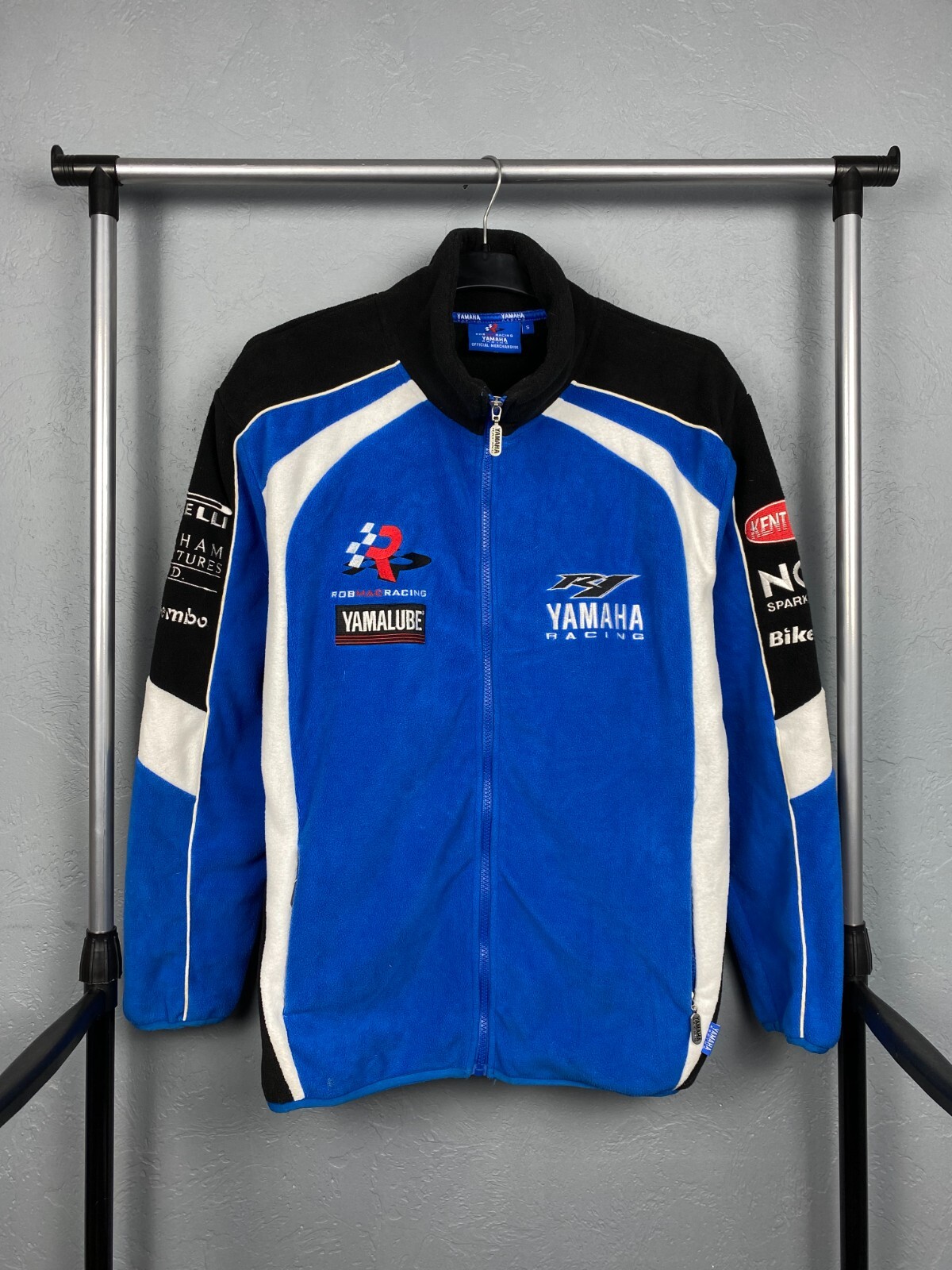 Yamaha Racing Team Vintage Mens Fleece Jacket Size S | eBay