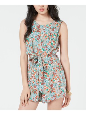 

BEBOP Женский оранжевый комбинезон с низкой спинкой и цветочным принтом для юниоров, размер