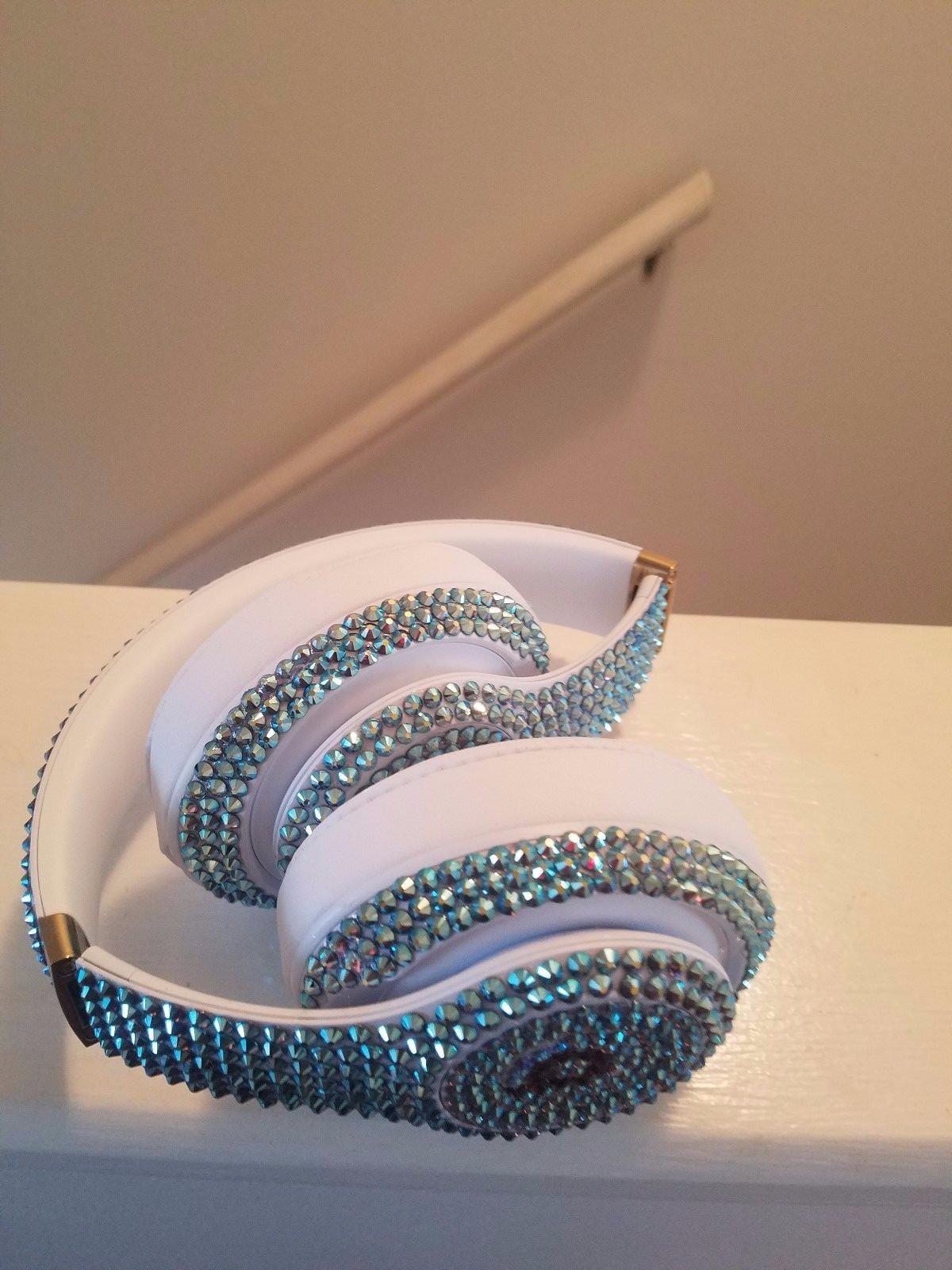 Custom Beats by Dr. Dre Studio 3 Wireless Headphones w/ Swarovski Elements -Sale