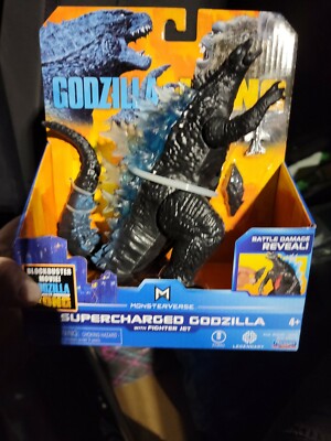 Playmates Godzilla vs Kong 6'' Action Figure - Supercharged Godzilla!
