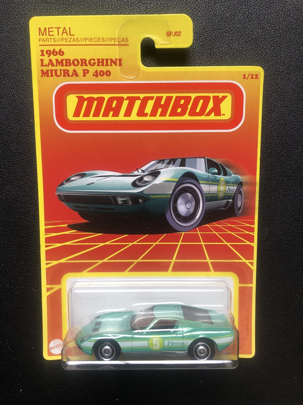 送料無料　Lamborghini Miura 1/43 1966 スケール MINICHAMPS (ミニチャンプス) モデルカー 1/43 Lamborghini