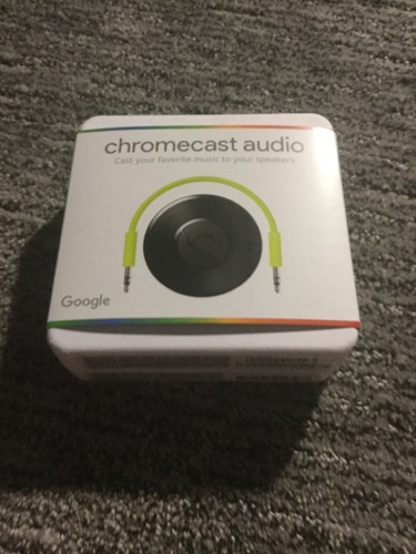 BRAND NEW Google Chromecast Audio-Media Streamer-Black
