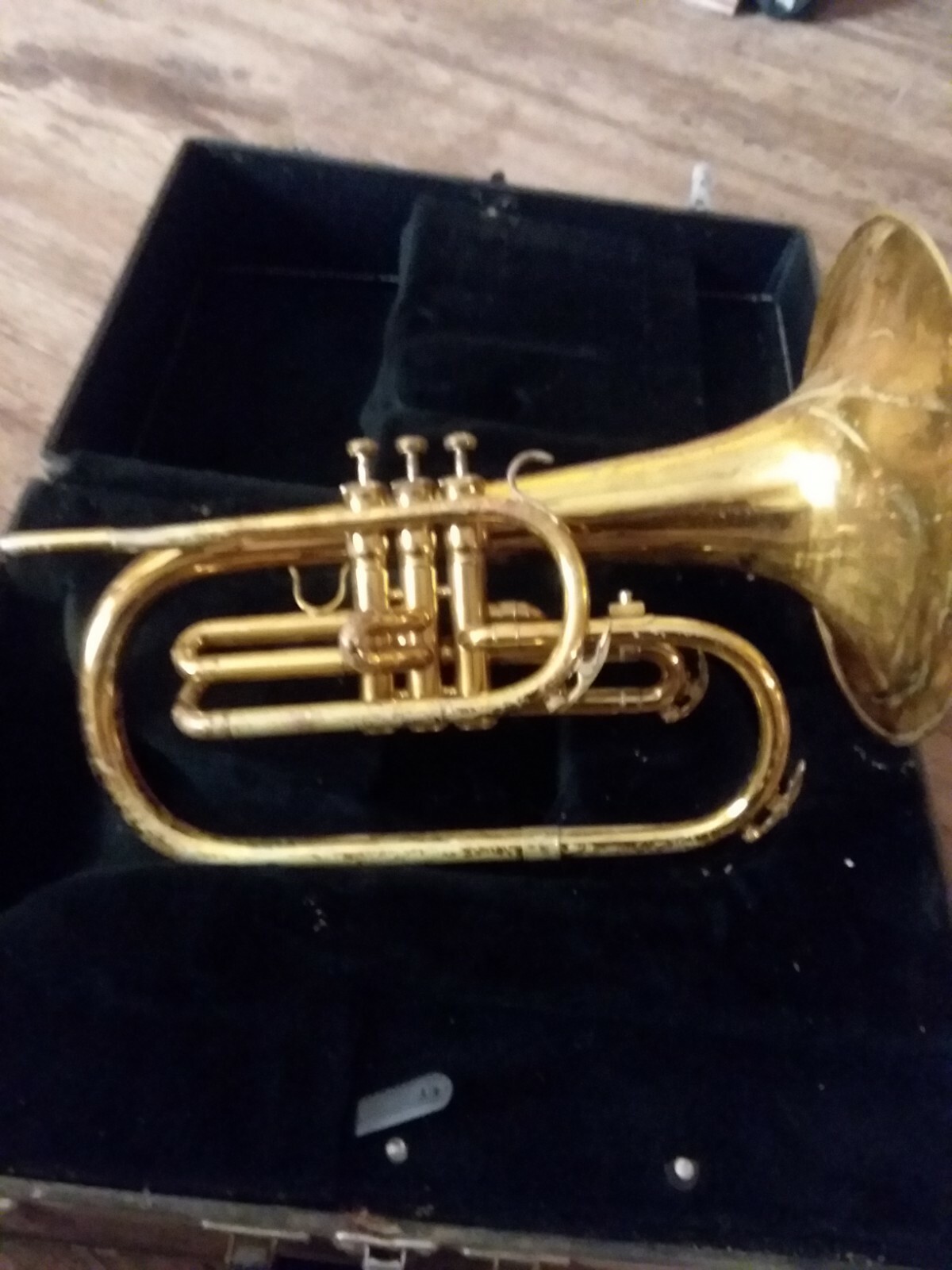 king 1120 marching brass french horn used