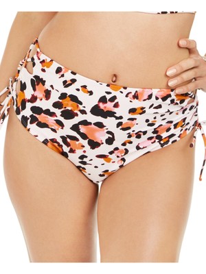 

HULA HONEY Женское разноцветное бикини по бокам Wild About You, купальник снизу, Розовый