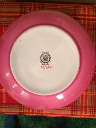 Antique Maling Newcastle-on-Tyne England Coronet Pink Bowl