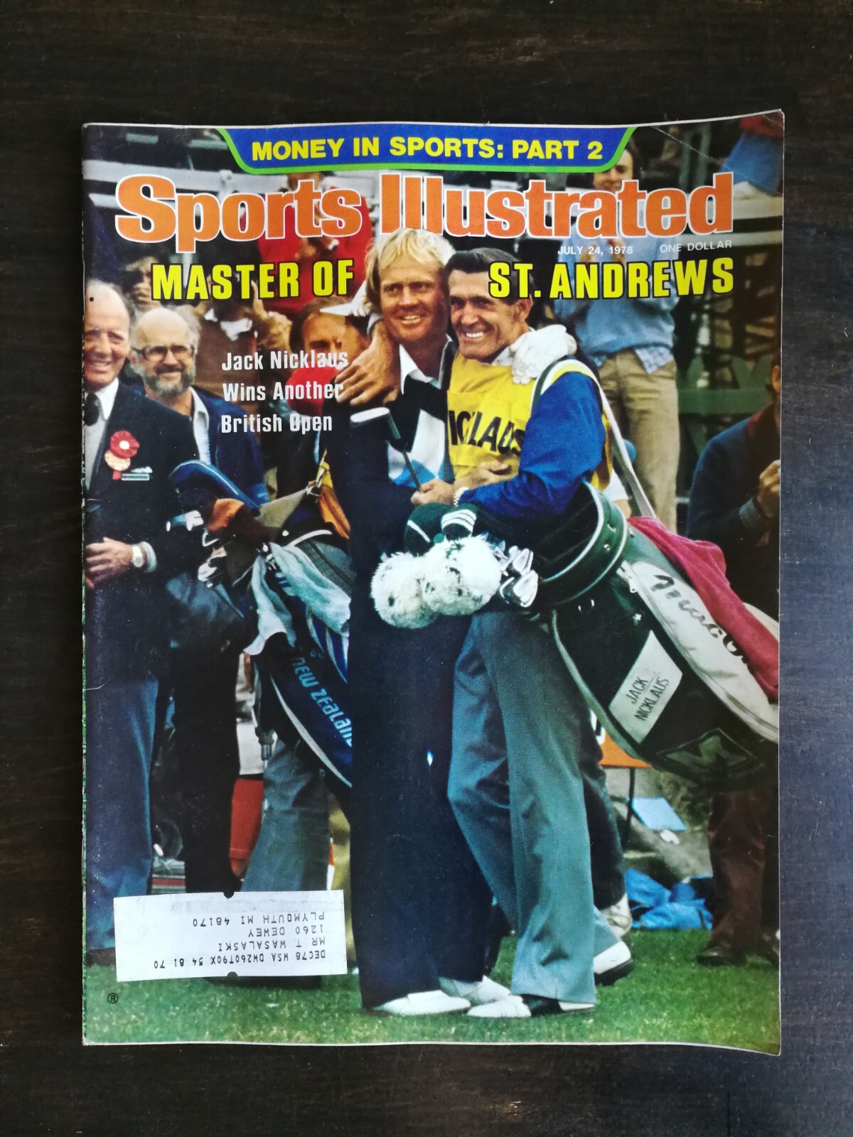 Sports Illustrated July 24, 1978 Jack Nicklaus British Open
